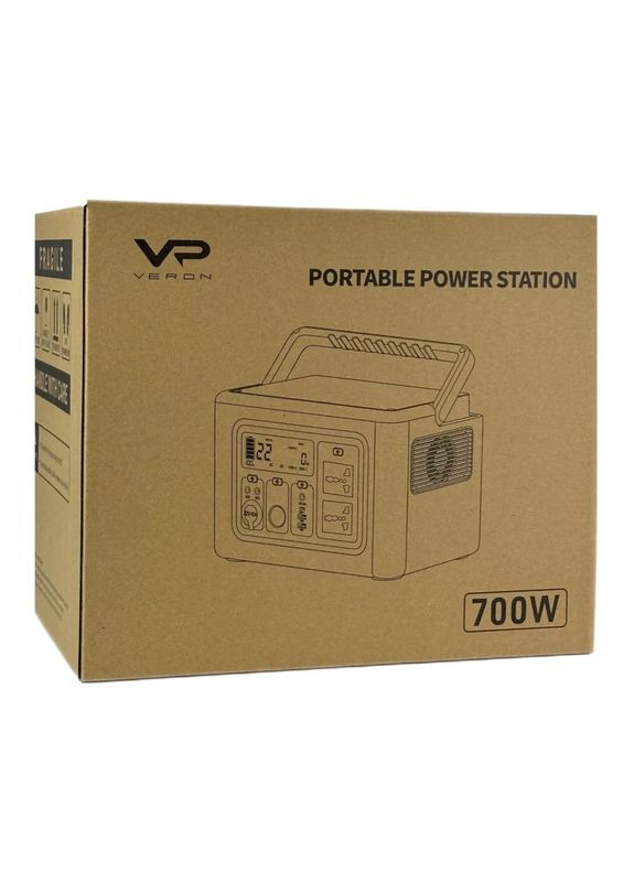 Портативная зарядная станция PS700W power station 192000mAh 220 вольт Veron (283375137)