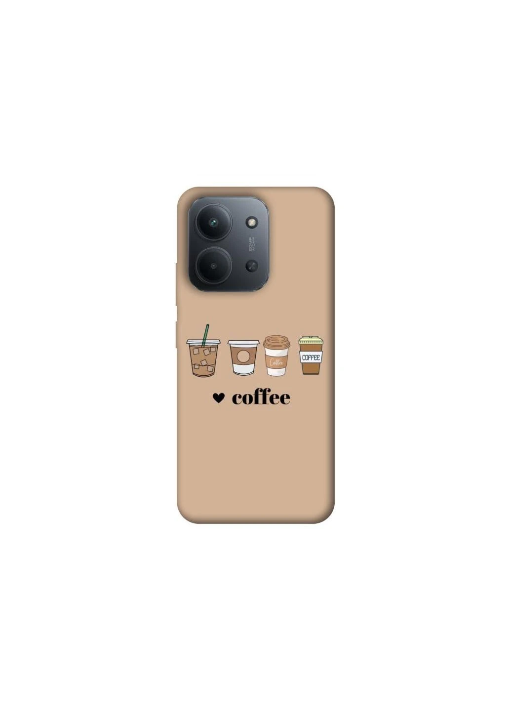 Чехол на Xiaomi Redmi 15C (EU) Your coffee Frontalka (384657014)