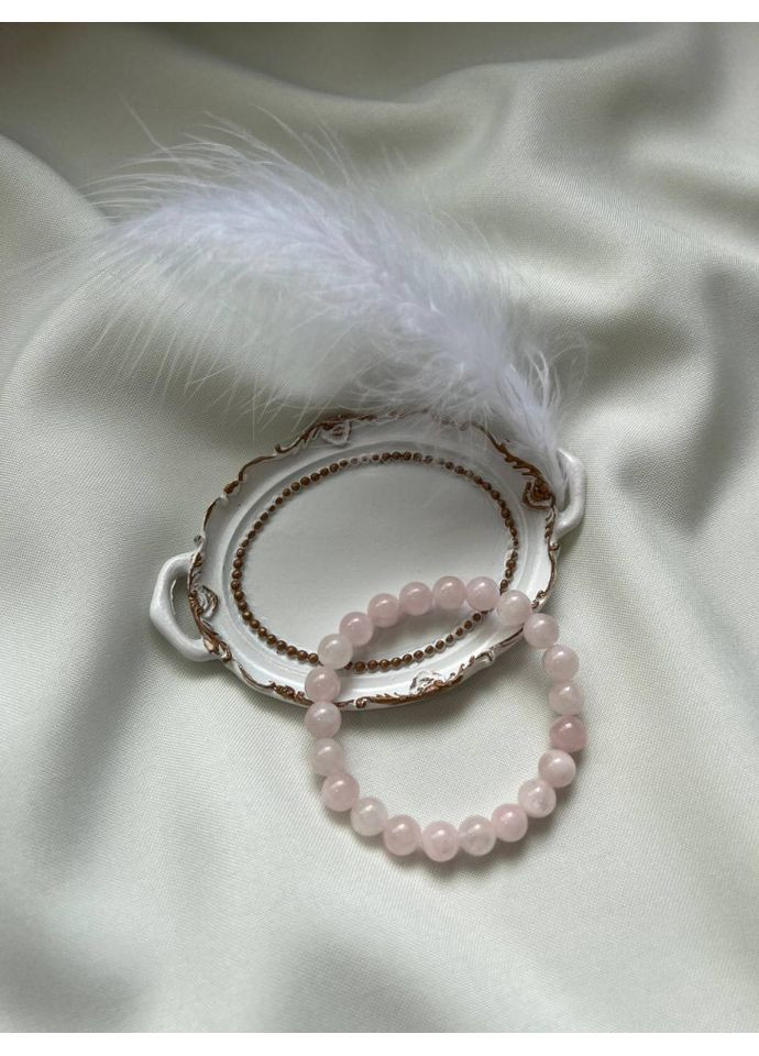 Браслет из розового кварца 4497 LeBijou (367579902)