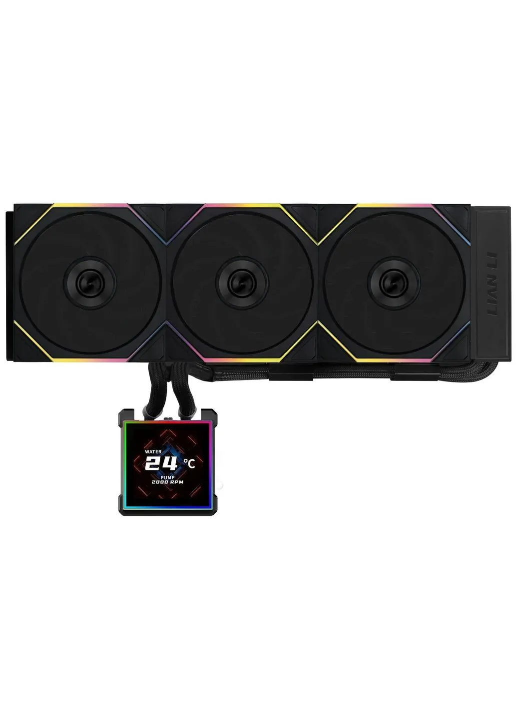 Система водяного охолодження HydroShift II LCD-S 360TL Black (G89.GHS2LCDS36TB.00) Lian Li (382687751)