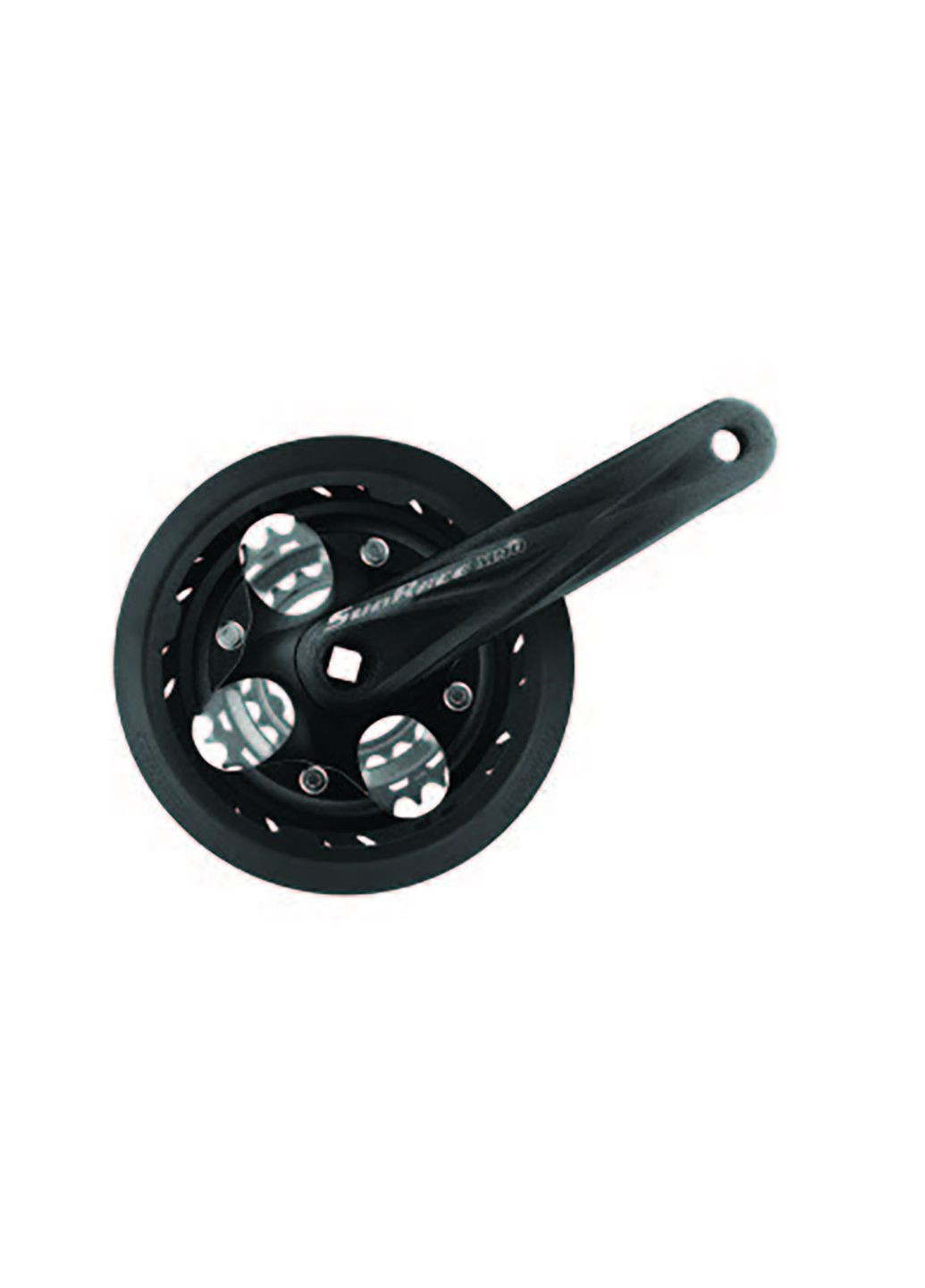 Комплект шатунів FCM904 B під квадрат, 170 мм, 44-32-22T, на 9 ск., із захистом, SunRace (369648780)