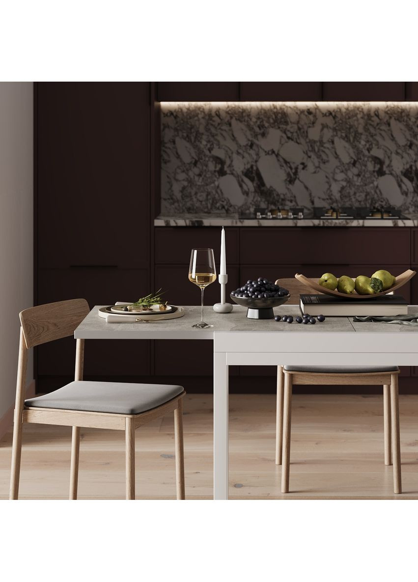 Стол-трансформер Armstrong 680x750x890 Ателье светлый/Белый (TB08040000110) Art In Head (337309196)