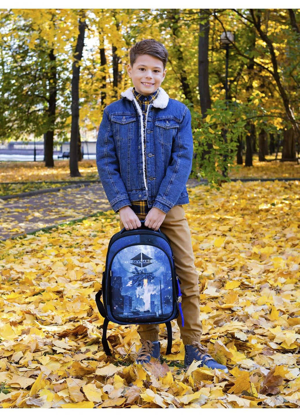 Набор школьный для мальчика рюкзак /SkyName R4-418 + мешок для обуви (фирменный пенал в подарок) Winner (291682930)