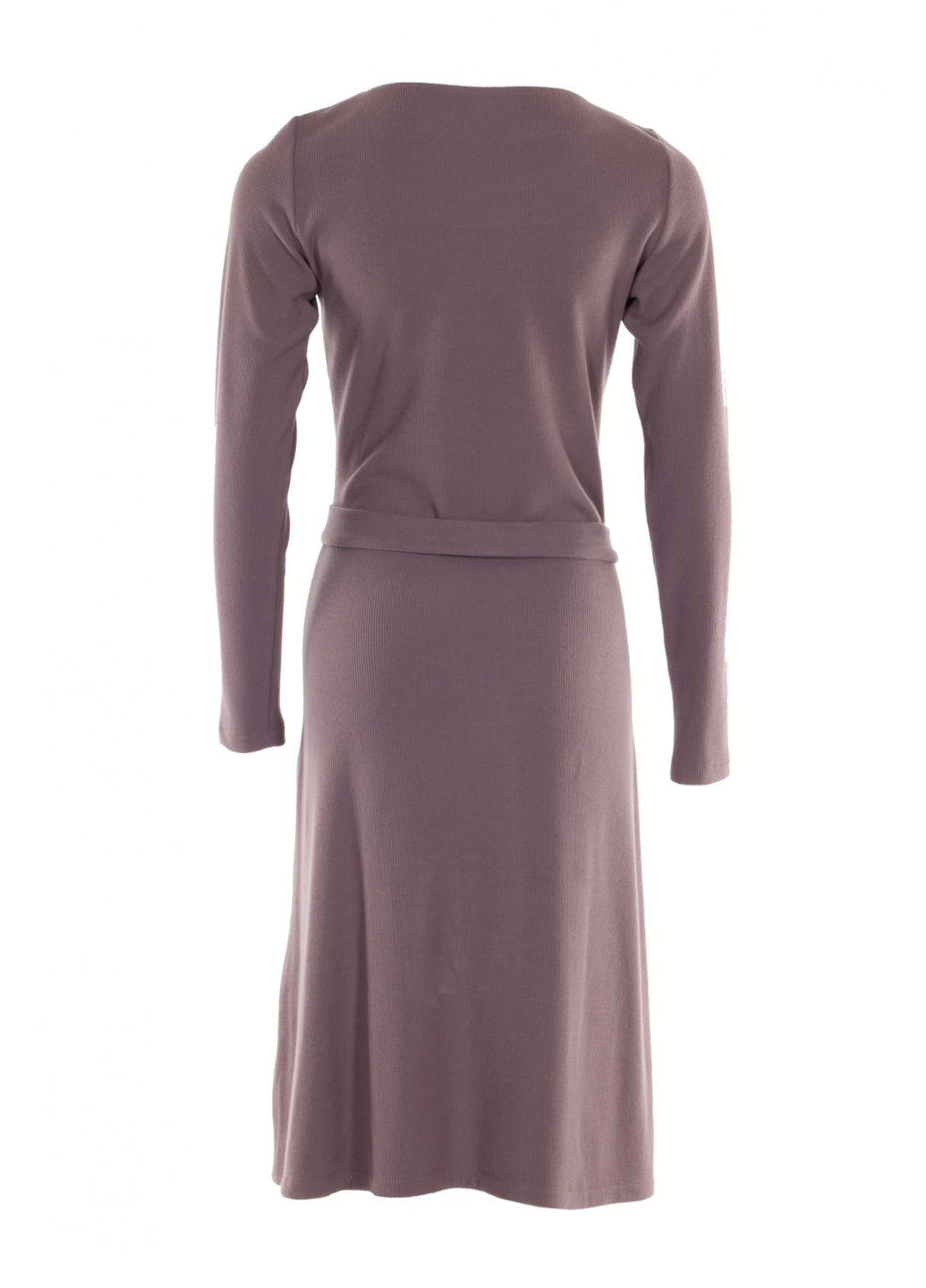 Пудровое повседневный платье трапеция утепленное (ll206670184) LadyLike