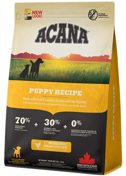 Сухий корм для собак Puppy Recipe для цуценят всіх порід 2 кг (a50020) Acana (316319224)