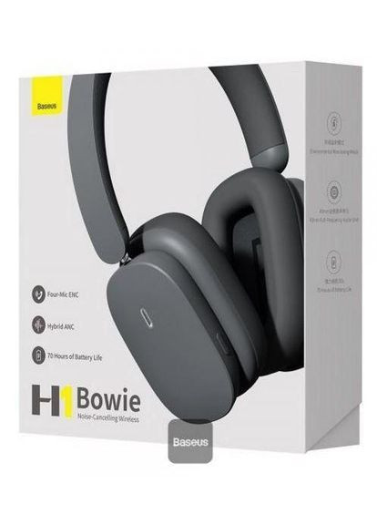 Бездротові повнорозмірні навушники Bowie H1i grey Baseus (283251183)