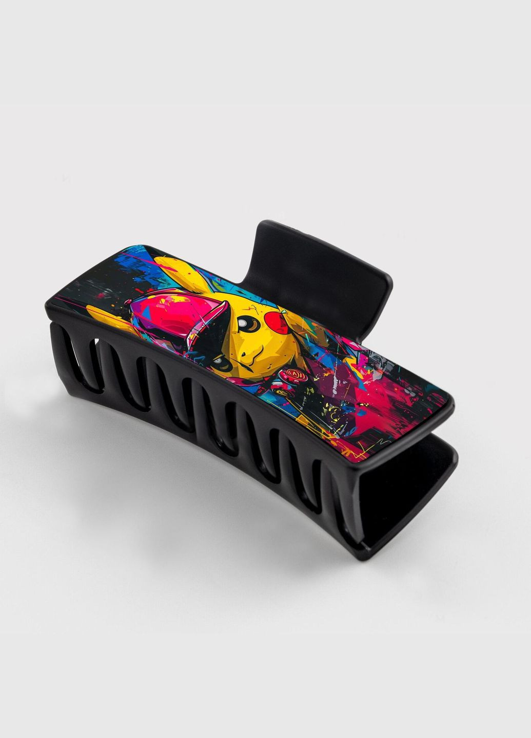 Заколка крабик для волос Аниме Покемон #0002 черный No Brand (315631115)