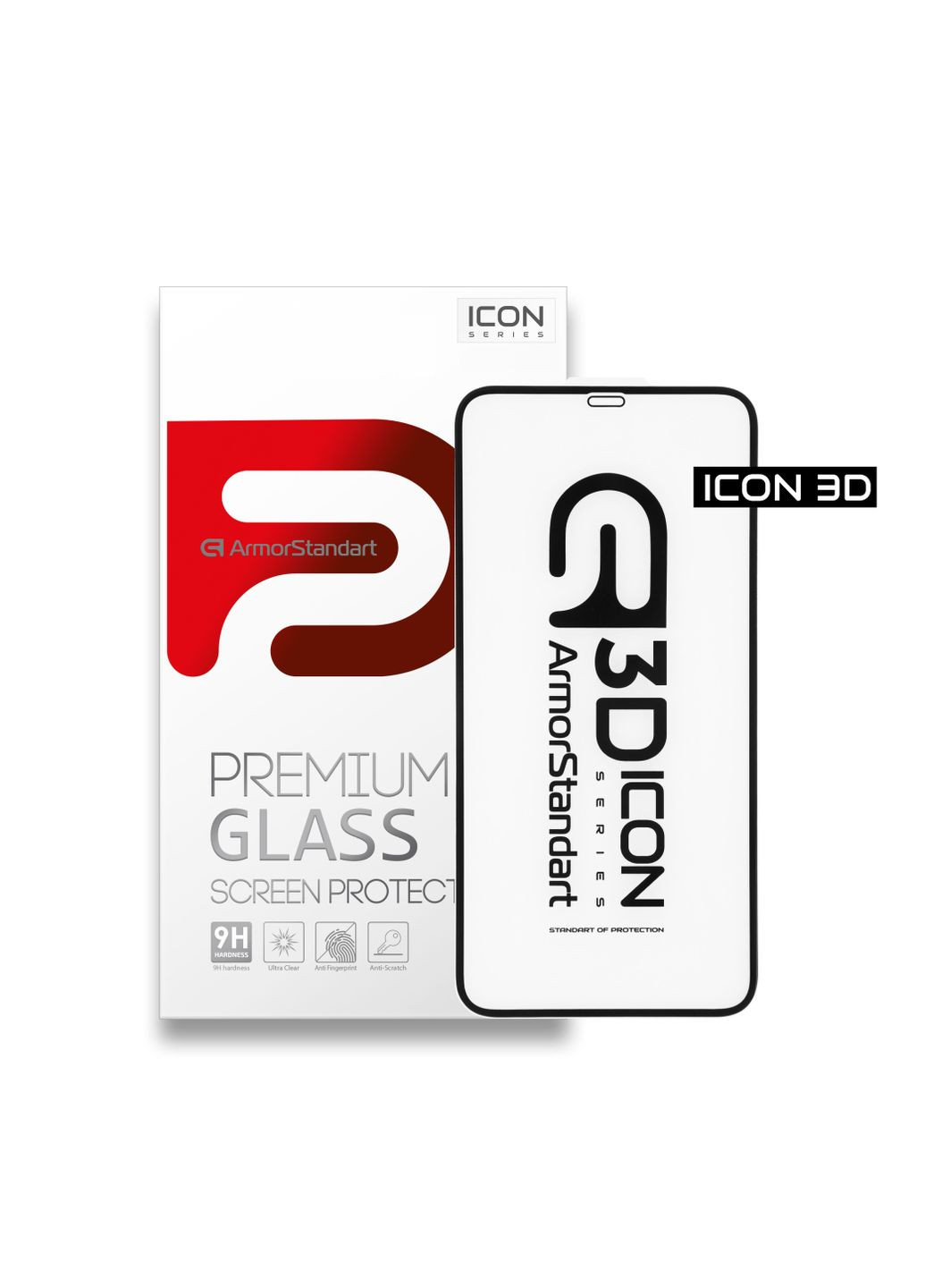 Защитное стекло Icon 3D для Apple iPhone 12 Pro/12 (ARM57192) ArmorStandart (263683901)