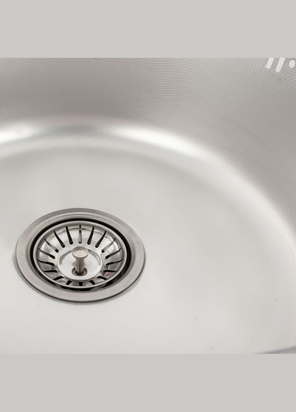 Кухонна мийка з нержавіючої сталі ДЕКОР 5745 (0,8/180 мм) Platinum (269794766)