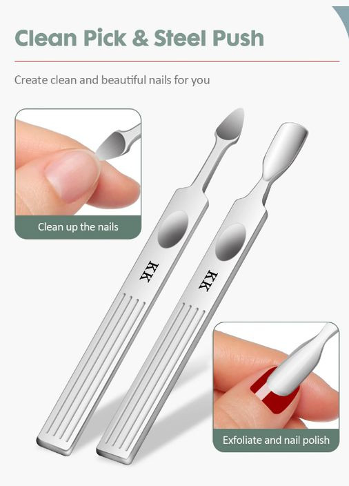 Набір для манікюру та педикюру з нержавіючої сталі у шкіряній сумці 11 предметів Manicure Max-Manicure (297949506)