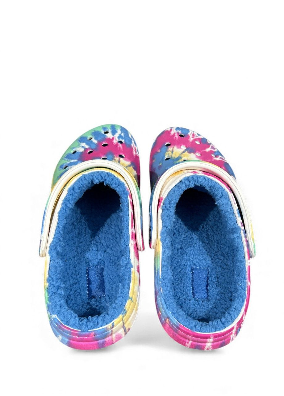 Утеплені сабо Classic Lined Tie Dye Clogs 206341-4s0, розмір 34/35, устілка 21.5 см Crocs (370217533)