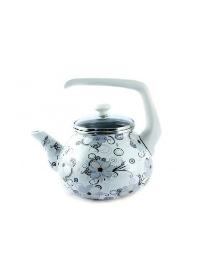 Чайник емальований 2,2 л Мереживо 1279 Interos (315825496)