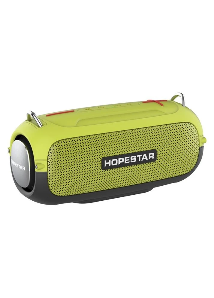Портативна бездротова Bluetooth-колонка A41 BT, 10 W, TWS, AUX/TF/USB/FM, 6h Max, IPX6 Yellow Hopestar (322127295)