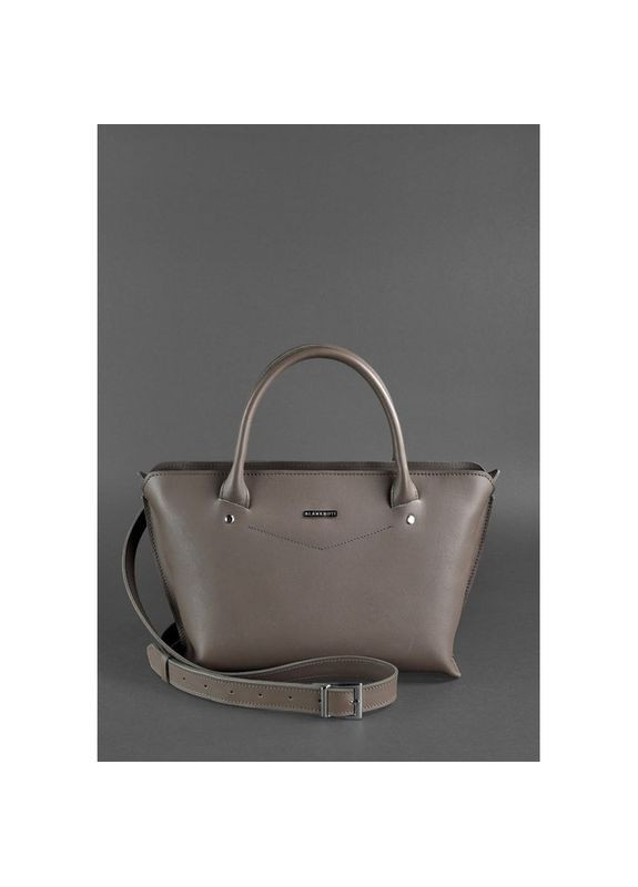 Сумка жіноча шкіряна через плече Midi темно-бежева BlankNote (302008018)