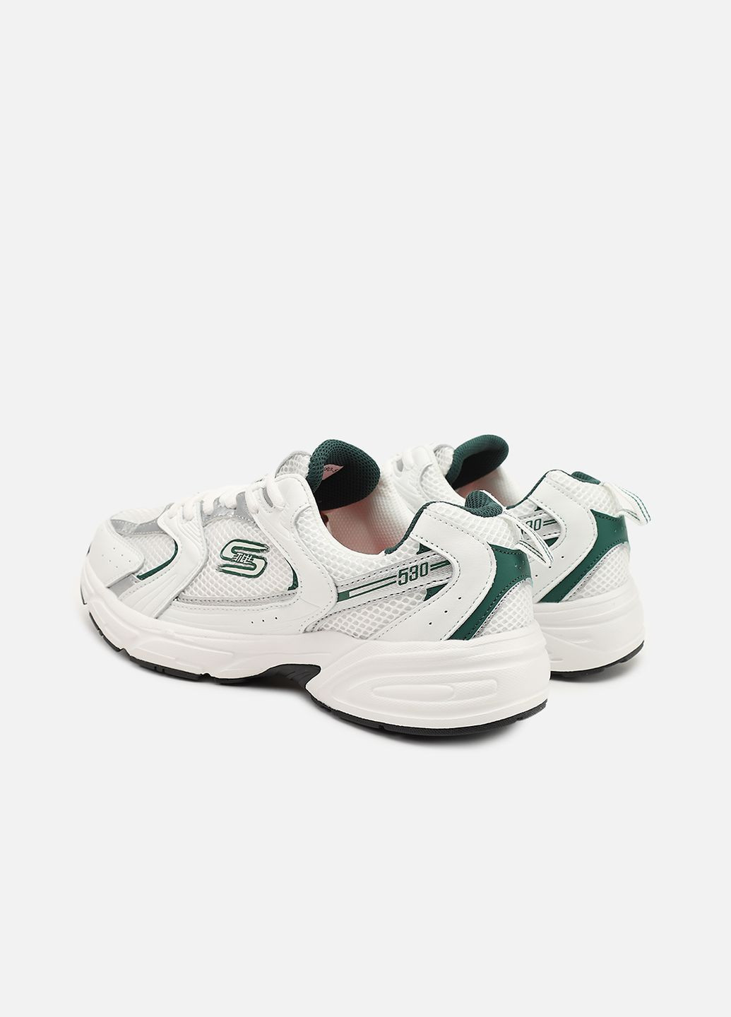 Білі Осінні кросівки на пласкій підошві чоловічі колір білий цб-00273210 Stilli