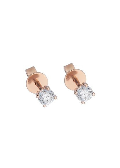 Серьги с бриллиантами в розовом золоте 1С034ДК-1731 Zarina (278585988)