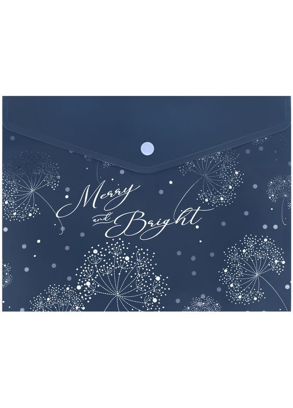 Папка-конверт " " №1496-47-А А5+ Flower Symphony-4 на кнопці Axent (345641968)