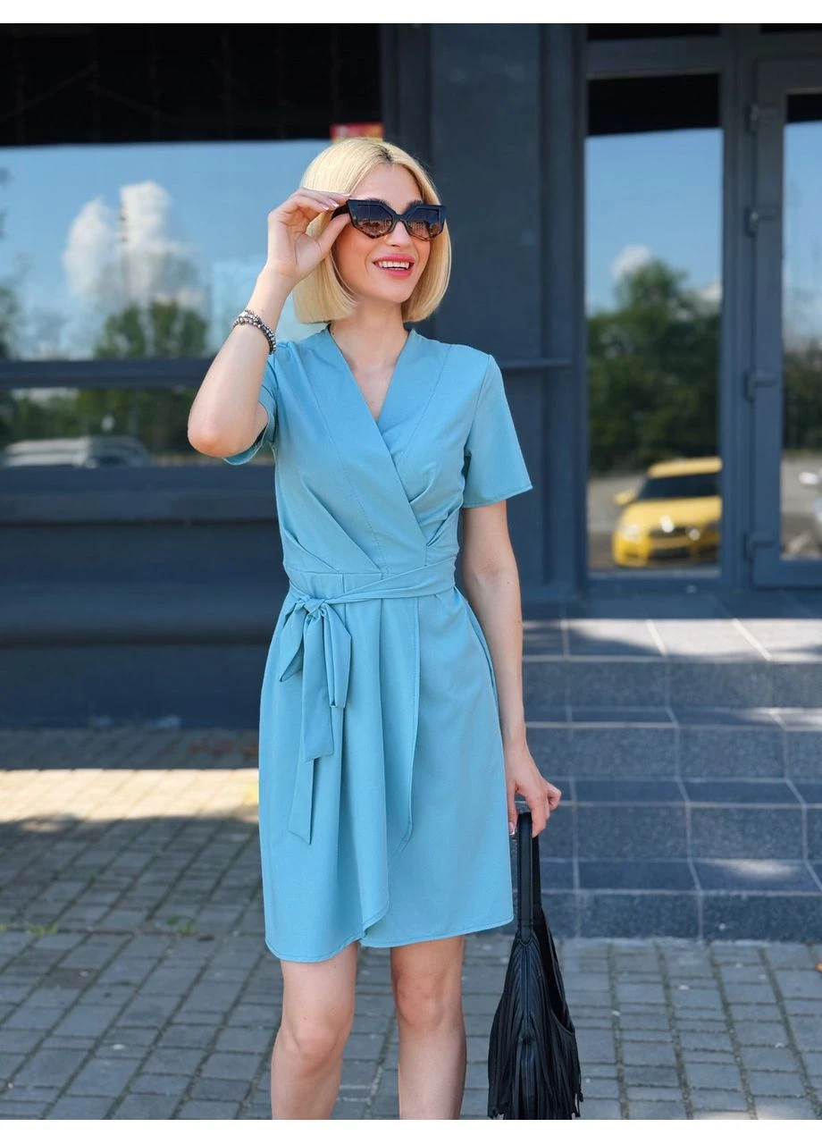 Оливковое кэжуал платье Fashion Girl