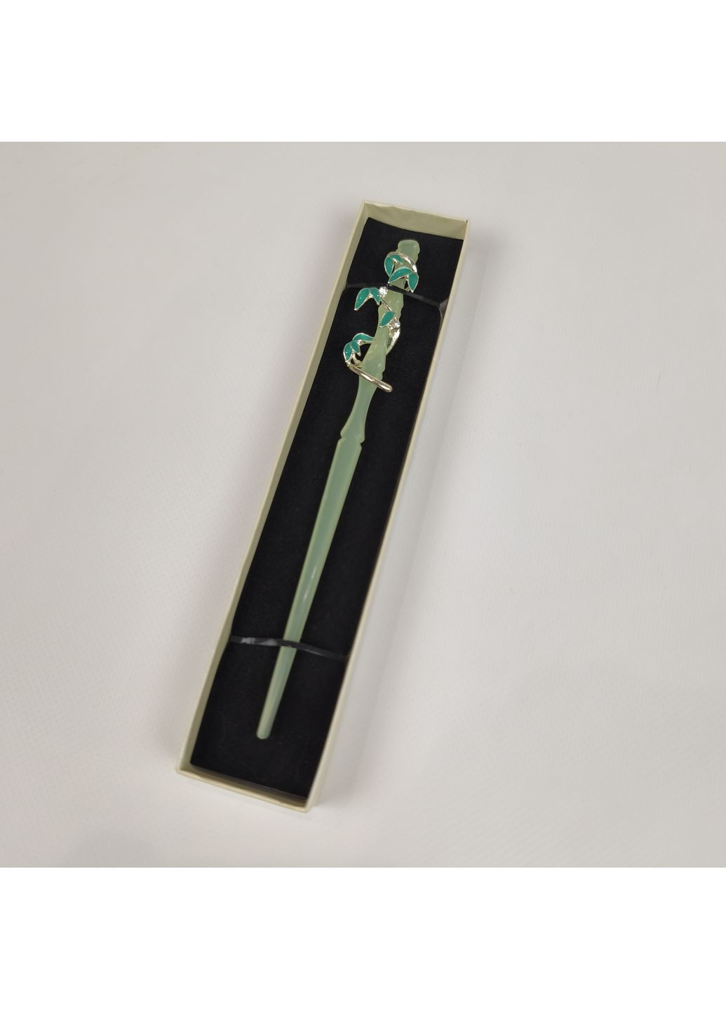 Бамбукова шпилька-палочка з акрилу для волосся в азіатському стилі в подарунковій коробочці No Brand (352474443)