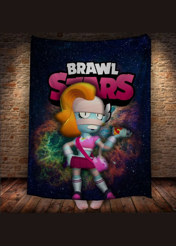 Плед з 3D принтом на тему Brawl Stars Герої Бравл Старс Перша Креативна мануфактура PERFECTUS Плед (301870758)