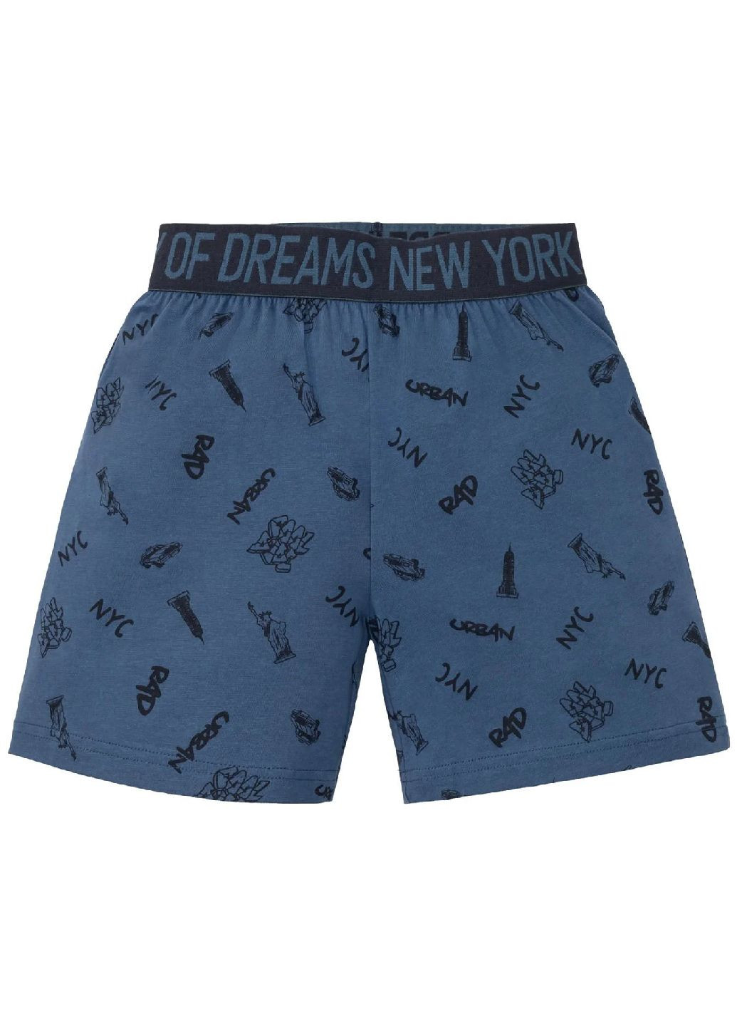 Комбінована всесезон бавовняна піжама (футболка, шорти) футболка + шорти Pepperts