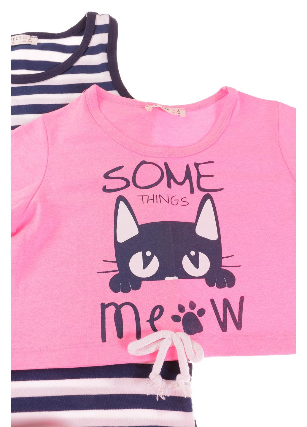 Летний сарафан + топ 14582 и розовый Breeze