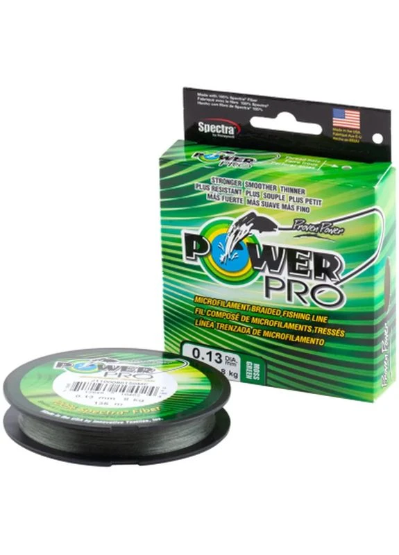 Шнур Moss Green 135m 0.13mm 18lb/8.0kg (2266.74.61) Power Pro (399606967)