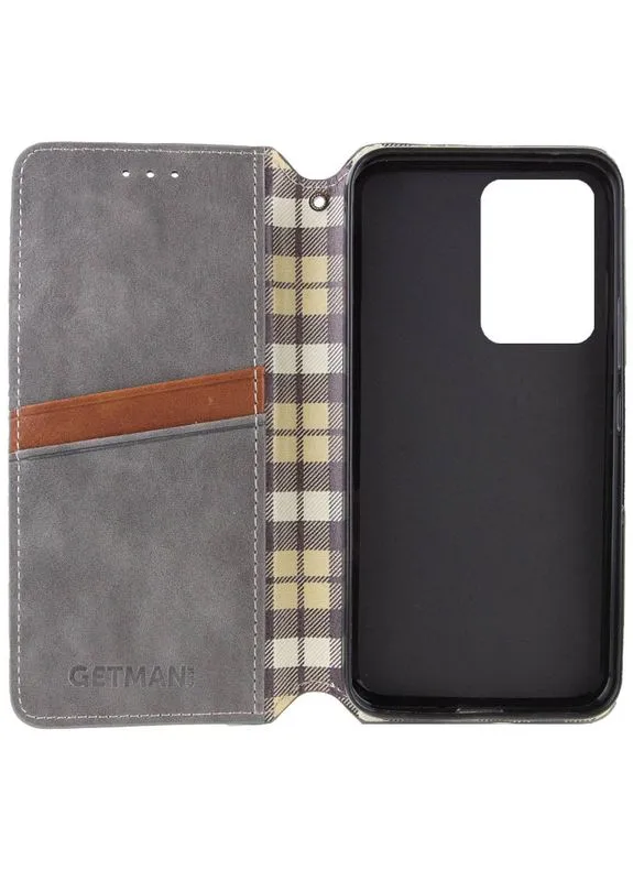 Шкіряний чохол-книжка Cubic (PU) для Xiaomi Redmi 13 4G / Poco M6 4G Getman (386290984)