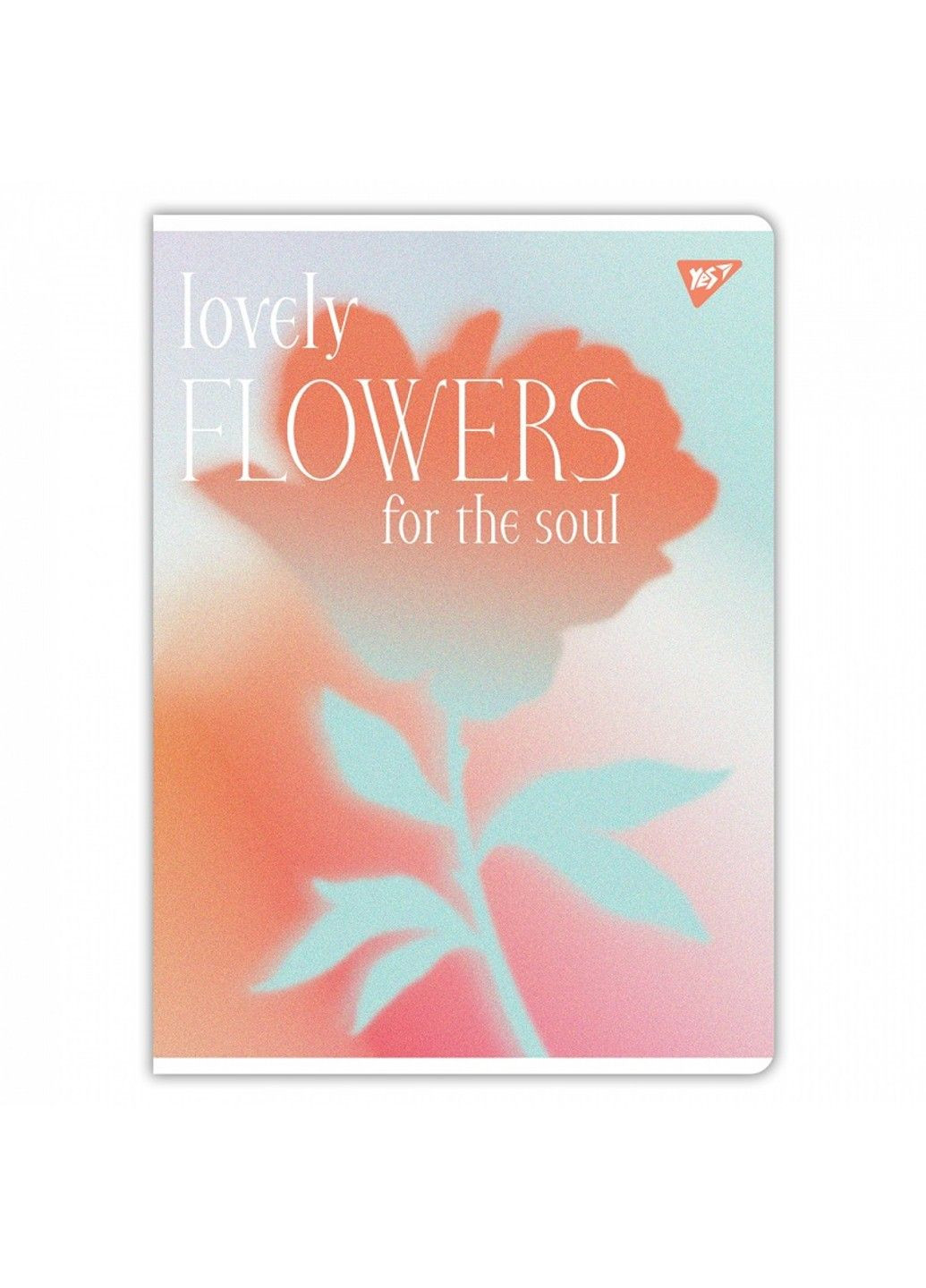 Книга обліку А4 48аркушів скоба Lovely flowers гібрид, клітинка 682012 Yes (322578859)