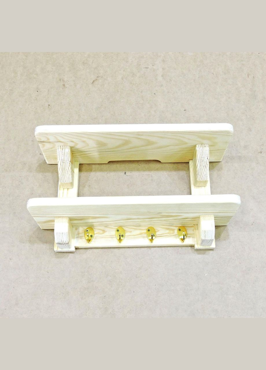 Вішалка для одягу з дерева Віндзор бланже (ВДО-001601) No Brand (327847109)