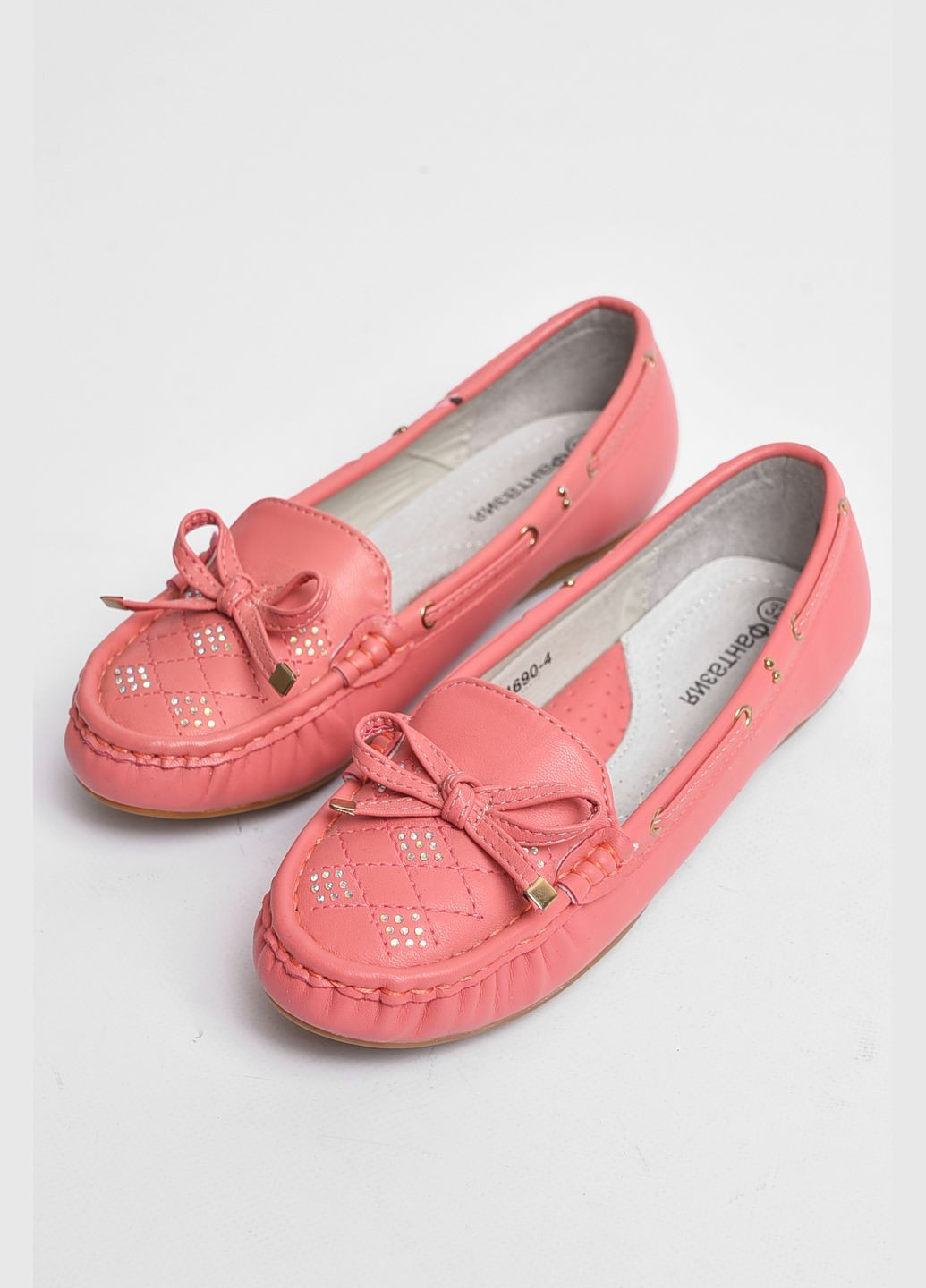 Балетки дитячі для дівчинки рожевого кольору Let's Shop (289456931)