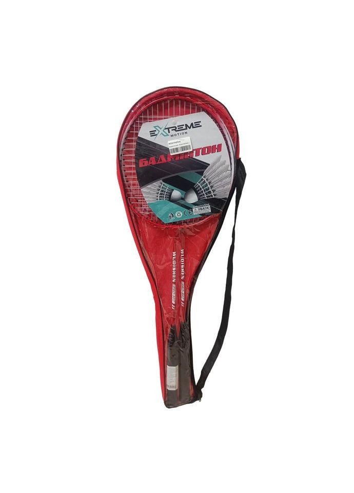 Набір Бадмінтону BD24154(Red) 2 ракетки в чохлі, без воланчика No Brand (339776460)