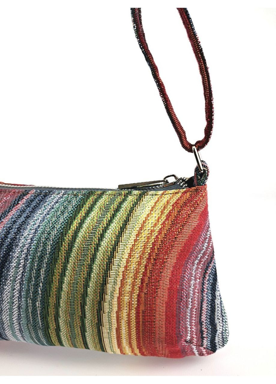 Сумка жіноча яскрава веселка з жаккарду на плече No Brand (322169842)