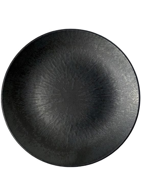 Тарілка плоска Mesa Black Sand Jaspe Negro 21 см Mesa Ceramics (330777026)