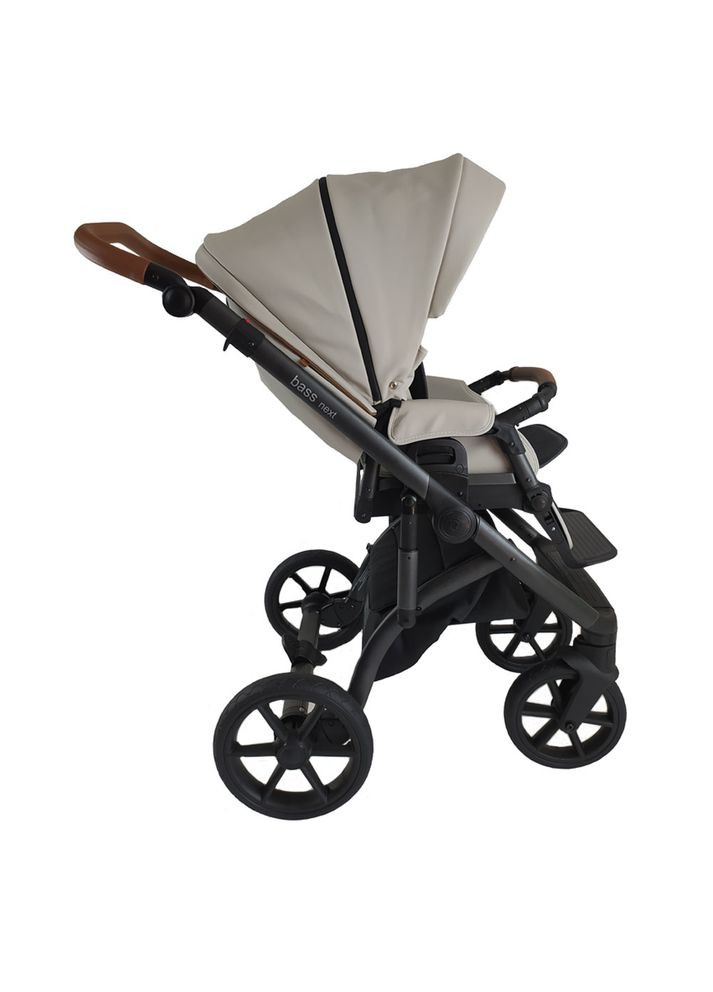 Універсальна коляска 2в1 Bass Next Perl Dark Grey, екошкіра () Roan R-BN-PD (337308668)