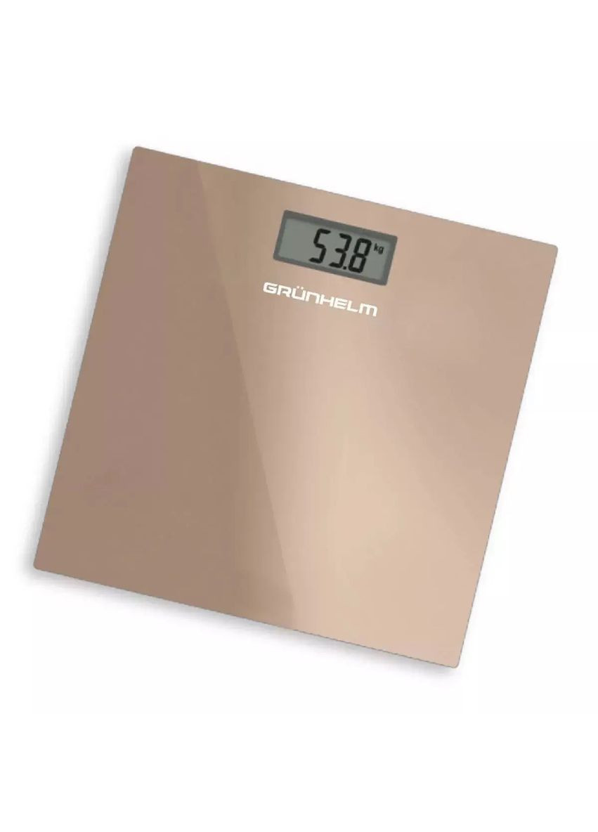 Напольные электронные весы бытовые BES-GLD стеклянные весы для дома 180кг Grunhelm (300520310)