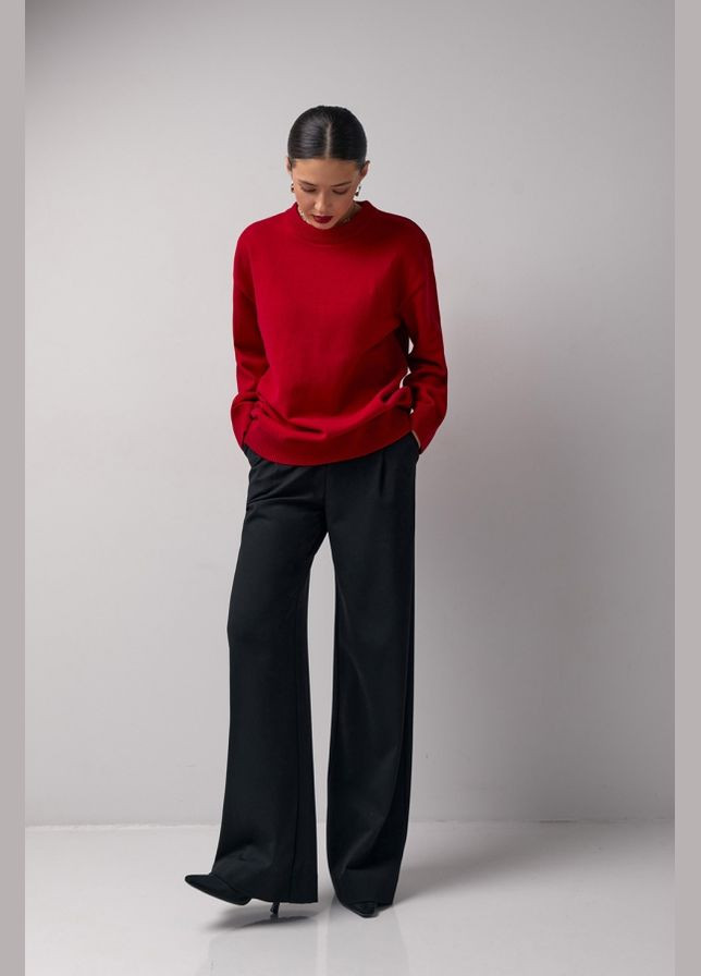 Жіночі брюки-палаццо з високою посадкою (3028) Triko Bakh (334710380)