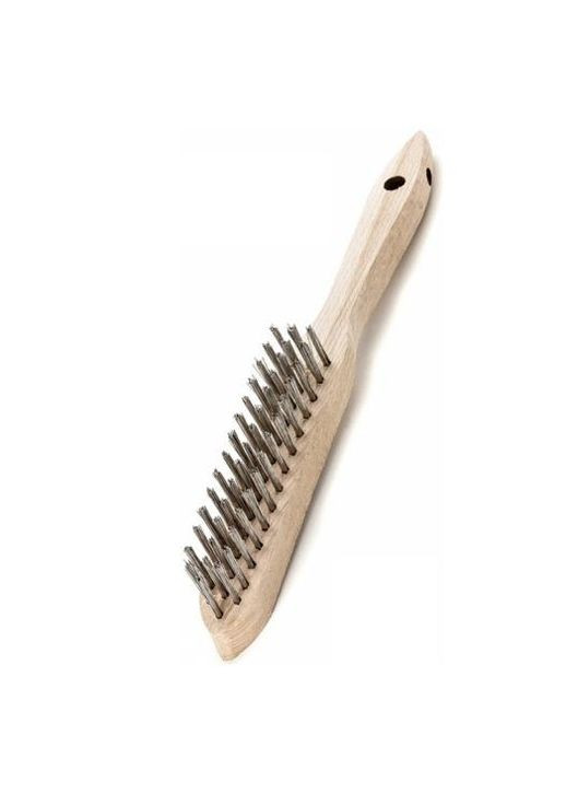 Щетка ручная 290х140 мм, стальная проволока, 3-рядная 100031 (11511) Lessmann (295035145)