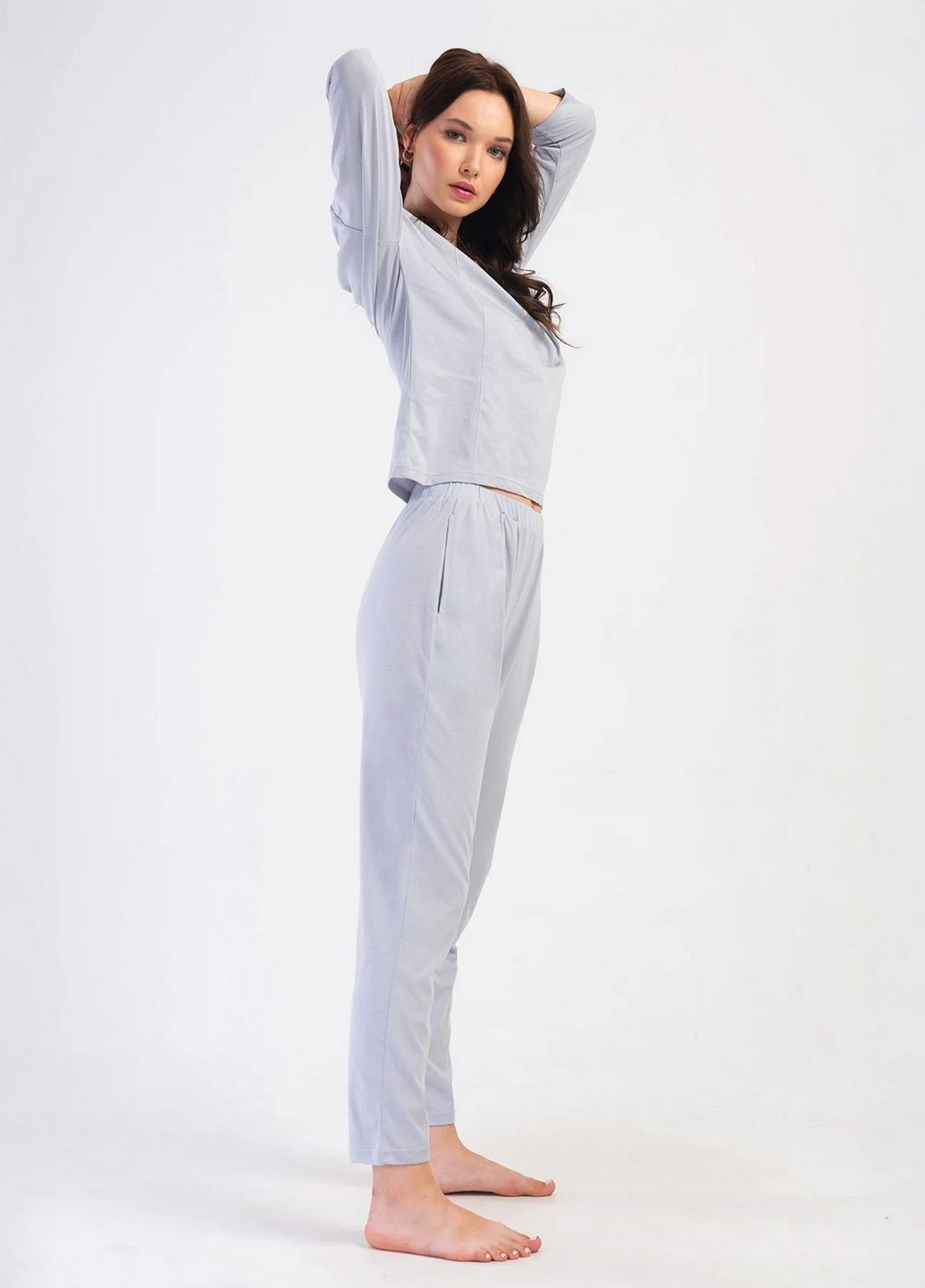 Сіра всесезон піжама жіноча Vienetta