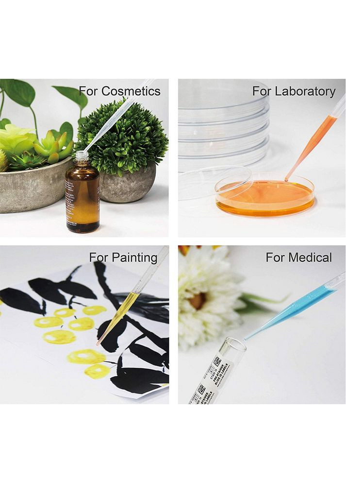 Инструмент для эпоксидной смолы Пипетка пластиковая Полупрозрачная белая 210 мм x 14.5 мм 5 мл Finding (316918005)