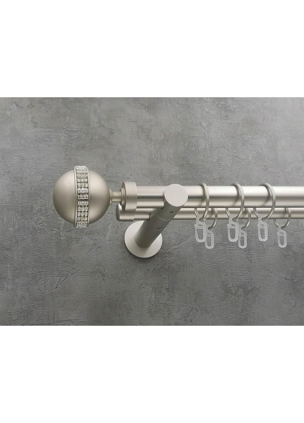 Карниз Авея гладка штанга подвійний універсальний 25/19 мм 200 см Сатин Quadrum (352781841)