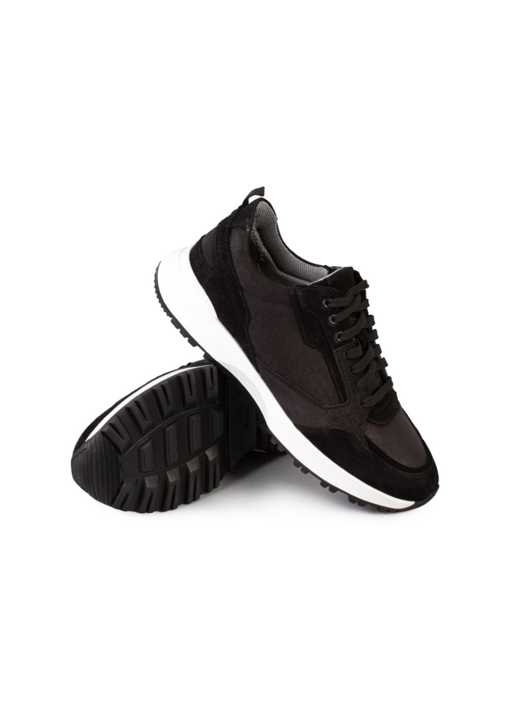 Чорні Осінні кросівки чоловічі бренду 9200555_(1) ModaMilano