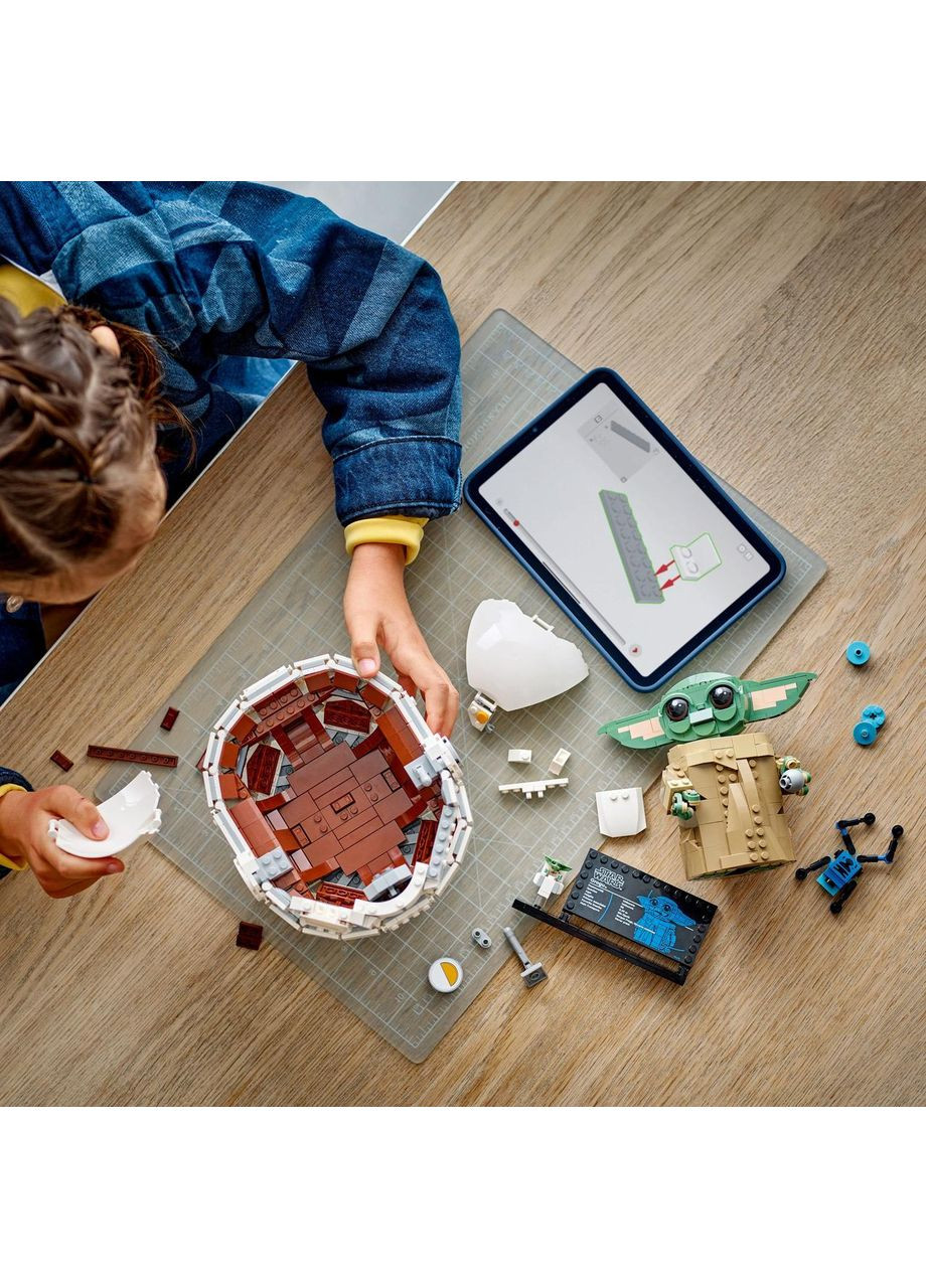 Лего Зіркові війни малюк Грогу в люльці, що літає Йода Стар Варс Star Wars 75403 Lego (372012598)