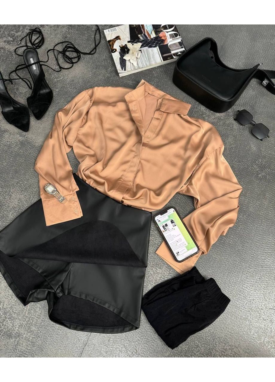 Жіночій костюм спідниця-шорти + сорочка No Brand (370897040)