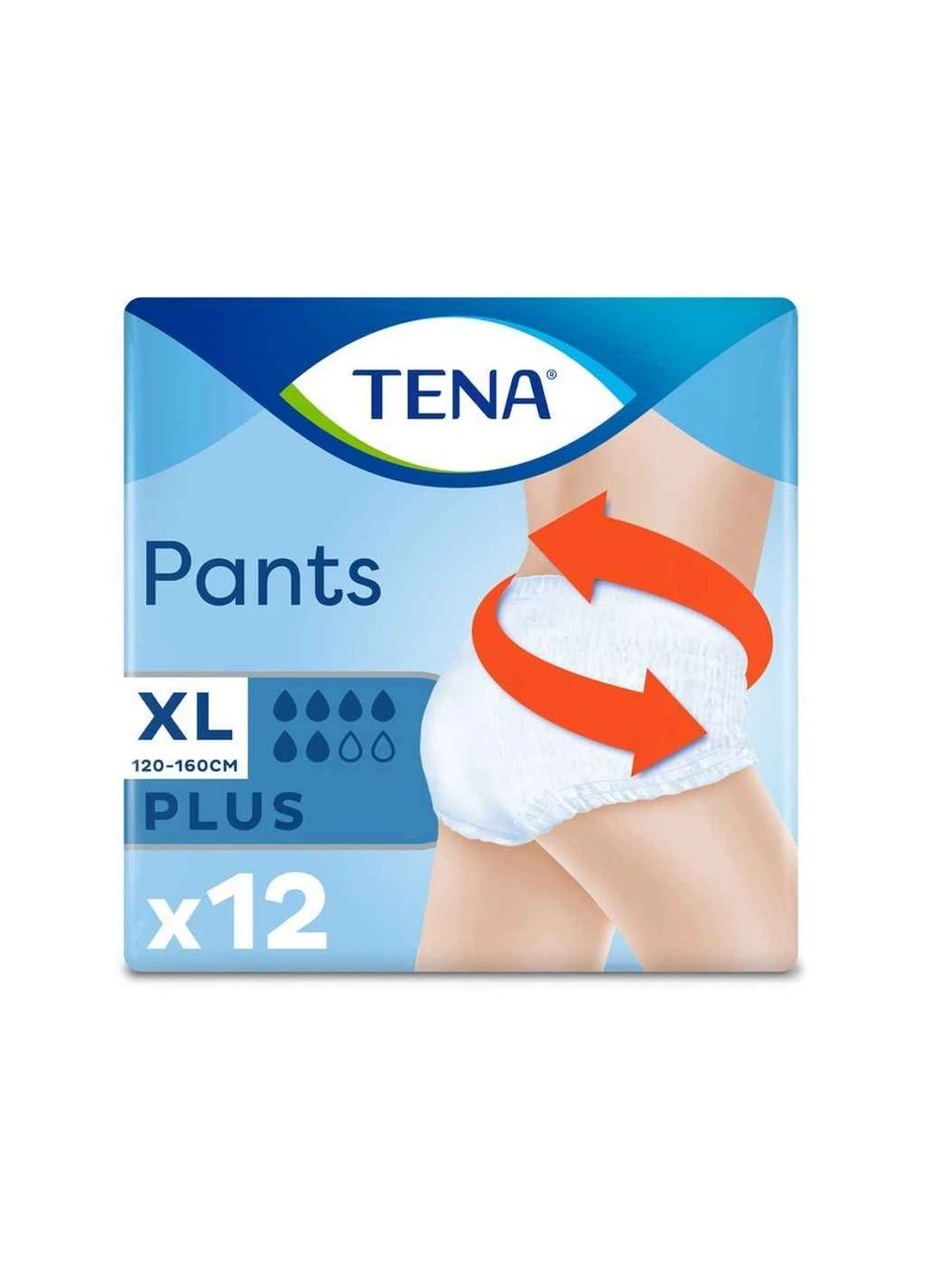Подгузники-трусики для взрослых Plus р. 12шт Pants Tena (363327000)