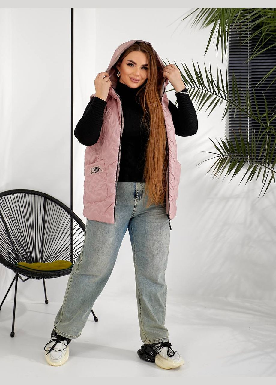 Стильна двостороння жилетка з капюшоном No Brand (332670964)