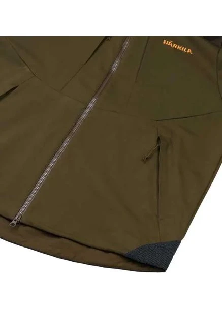 Зеленая демисезонная куртка harkila mountain hunter hybrid No Brand