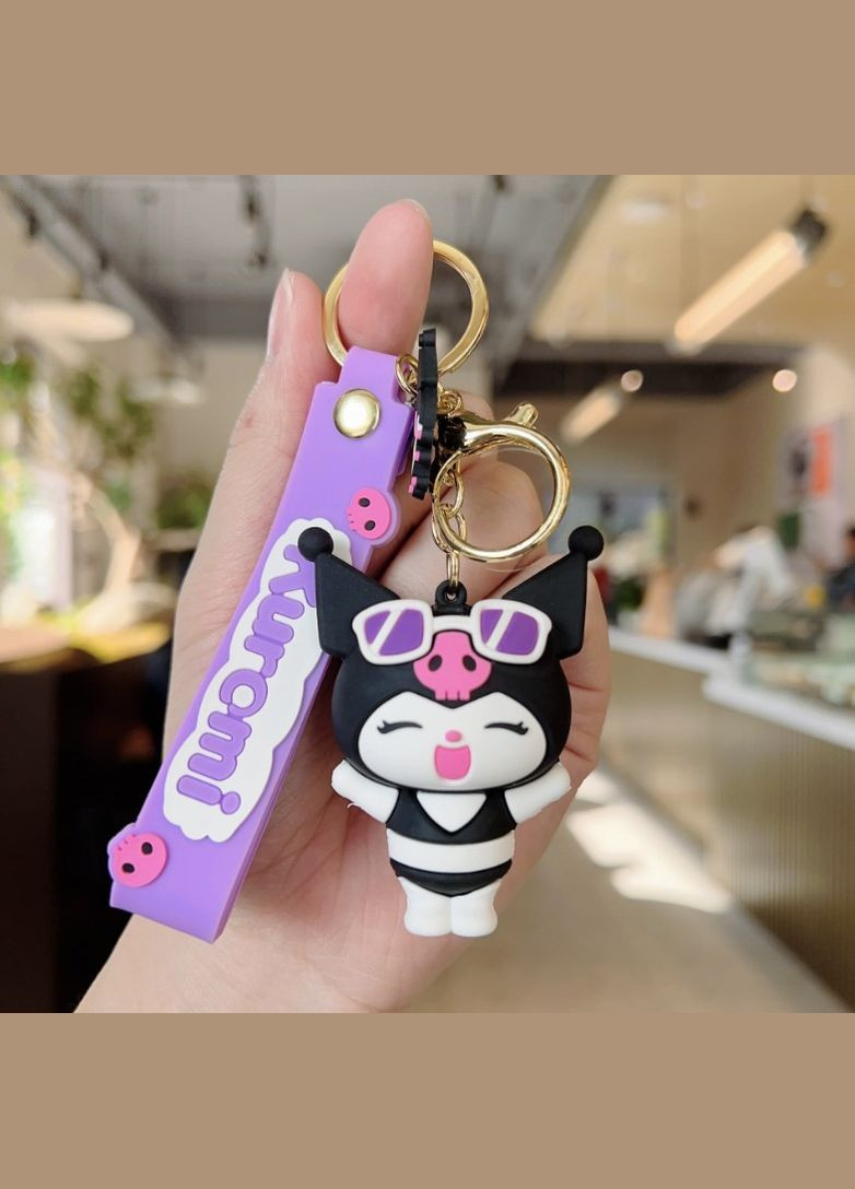 Куромі брелок kuromi креативний мультяшний брелок силіконовий брелок для ключів креативна підвіска Shantou (292634214)