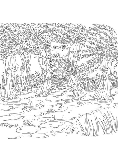 Розмальовка - антистрес Таємниці мальовничих світів / Ангеліка Штубнер Жорж (332665832)