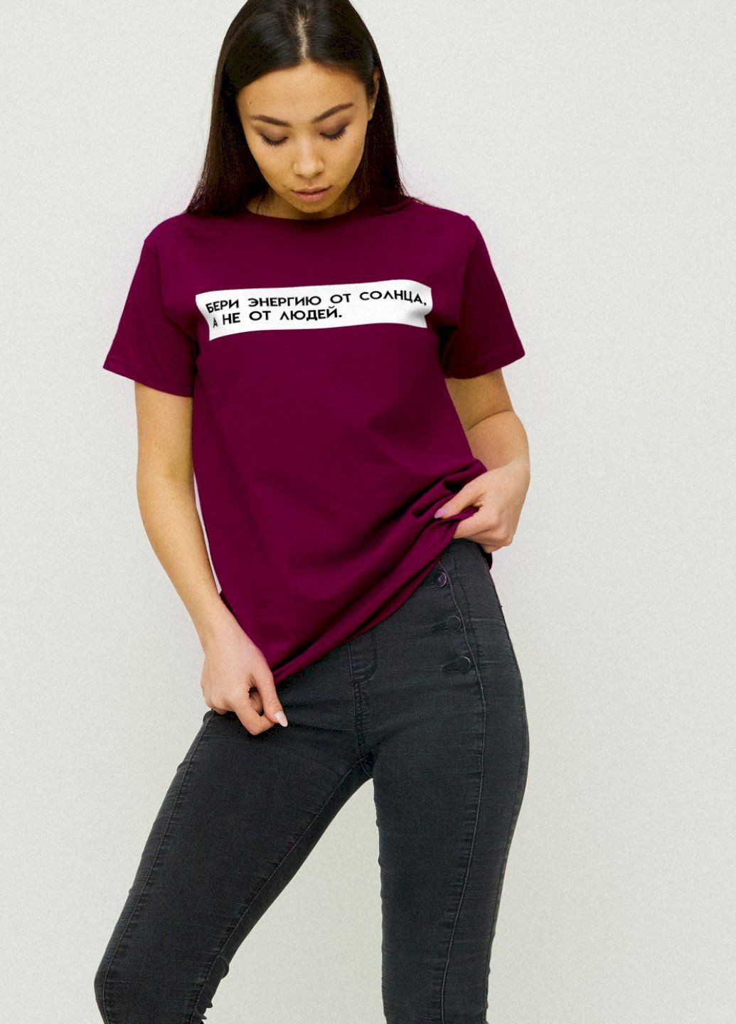 Футболка Boyfriend / air print / YAPPI - (325222072)